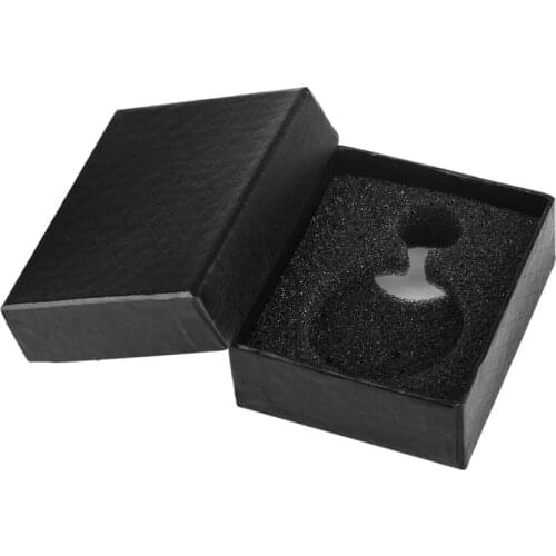 10 Pcs Simple Pocket Watch Box Fashion Cool Black Cardboard Elegant Cases 8*7*3cm Xmas Gifts