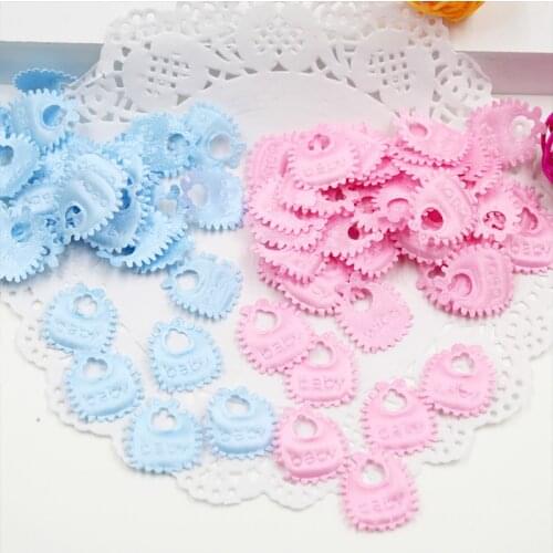 100Pcs Blue Pink Baby Shower Table Confetti Kids Party Footprint Pacifier Sprinkles Baby Shower Decoration