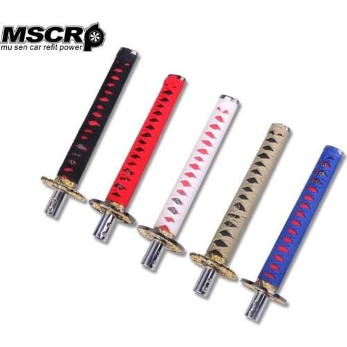 260mm universal Samurai Sword Shift Knob Shifter Katana Metal Gear Shift Knob