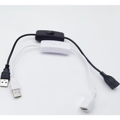 28cm USB Cable with Switch ON/OFF Cable Extension Toggle for USB Lamp USB Fan Power Supply Line Durable HOT SALE Adapter
