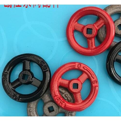 4pcs Diameter:50mm hole:6x6mm Cast iron hand-held ship valve handwheel switch handle disc wrench turntable