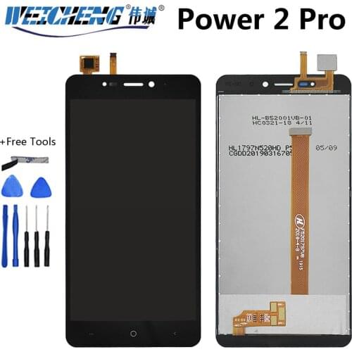 5.2''For LEAGOO Power 2 Pro LCD Display And Touch Screen Digitizer Assembly Phone Accessories For Power2 Pro Repair Part +Tools