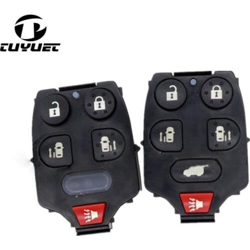 5 6 Buttons Rubber Button Pad innner Remote key Pad for Honda Remote Key Shell