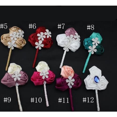 5pcs/lot New Groom Bride corsage Companion corsage for wedding Corsage decoration with flower pearl