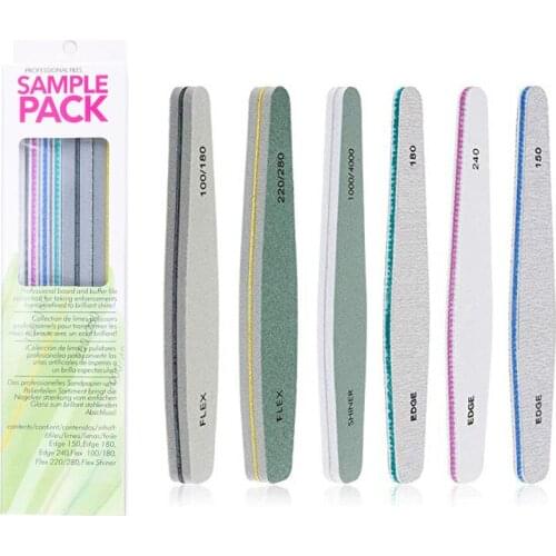 6pcs nail files) Nail Buffer 6 Pcs Nail Files Professional Nail File and Buffer -6' Emery Boards Nail Buffer Buffer Block, JHJH