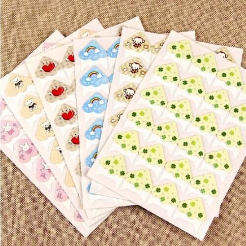 6 Styles (6 Pieces/lot) 144 Pieces Corner Stickers For DIY Photo Props Albums Accessory Photos Frame Holder Album
