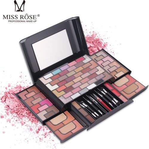 83 Color Eyeshadow Blush Palette Cosmetic blush lipstick Face Powder Women Makeup Case With mirror Eye Shadow Palette Maquillage