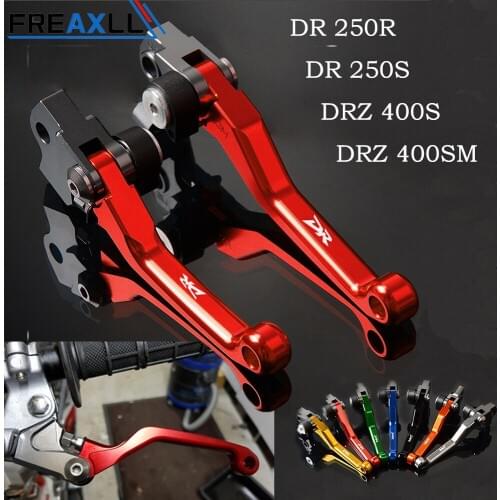 For Suzuki DRZ400S DRZ400SM DR250R DR250S DR CNC Motorcycle Accessories Hanlde Pit Dirt Bike Pivot Moto Brake Clutch Levers
