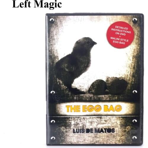 EMC The Egg Bag (DVD And Gimmick) - Magic Tricks Accessories Mentalism Stage Close Up Comedy Magia Toys Joke Classic