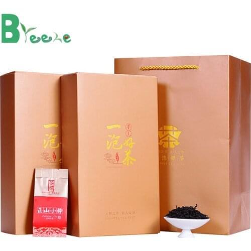 Wuyi Mountain Tea 2020/2021 Lapsang Souchong Black Chinese Tea 160g One Small Package for One Drink