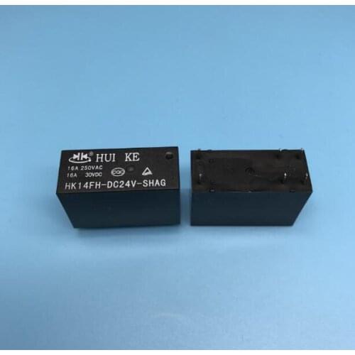 HOT NEW 24V relay HK14FH-DC24V-SHAG 24VDC HK14FH-DC24V-SHAG-24VDC HK14FHDC24VSHAG 24V 24VDC DC24V 16A 250VAC 6PIN