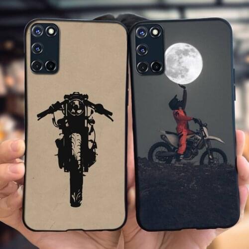 Moto Cross Motorcycle Sports Soft Cover Phone Cases For Oppo Reno2 Z 2Z Realme5 6 Pro R9S 11 Plus 15 17 Pro