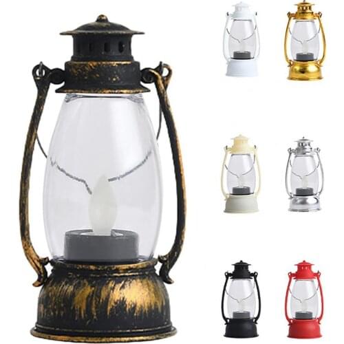 Retro Style LED Candle Tea Light Outdoor Lantern Lamps Garden Lights LED Candle Light for Party Christmas Decorations LED Lamps