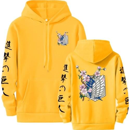 Attack On Titan Hoodie Anime Mikasa Ackerman Printed Long Sleeve Casual Hoodie Tops Streetwear Gym Clothing