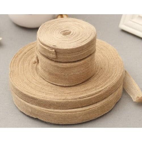 100m Shredded Jute Twine Hemp Rope Woven Linen With Handmade Ornaments DIY B649