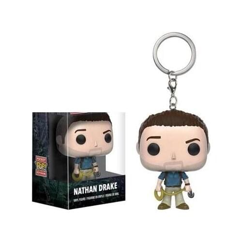 NATHAN DRAKE Keychain Vinyl Action Figures Model Toys For Children Christmas Gift