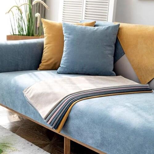 1PCS Waterproof Sofa Cover Urine-proof Pet Couch Cover For Seasons Universal Non-slip Solid Color Sofa Covers For Living Room
