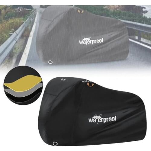 Outdoor Bike Cover MTB Road Bicycle Protector Cover Protective Gear Waterproof UV Protection with Lock Hole Bicycle