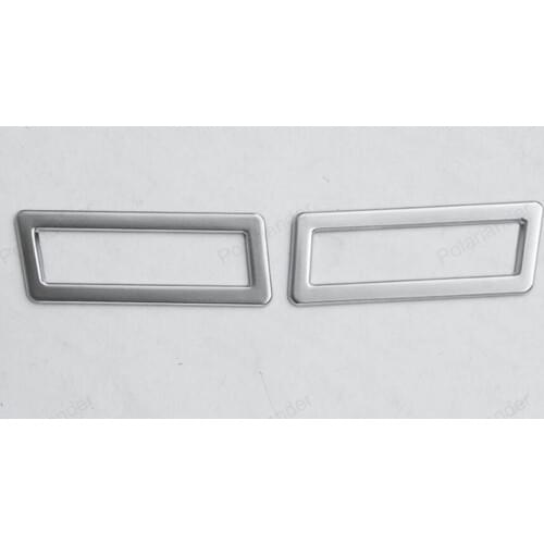 2 pcs ABS Chrome Dashboard Air Vent Outlet Trim Cover for Benz W212 E200 E300 Couple 2010 -2015 Interior Accessories