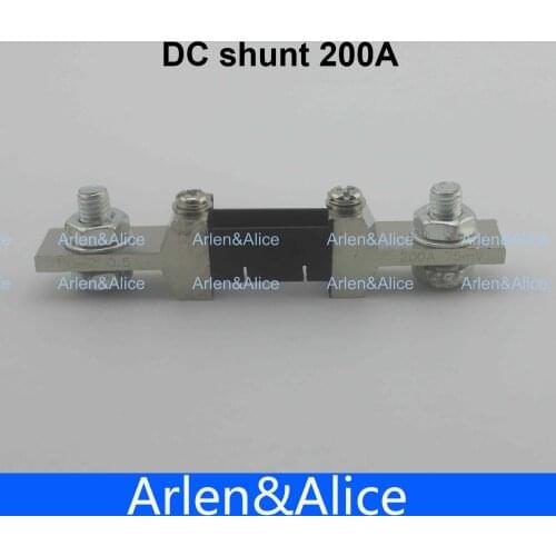 200A 75mV DC current shunt resistor for amp panel meter