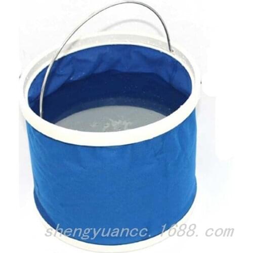 2018 Portable household Fishing car auto 11L Foldable folding Portable Water Bucket Travel Camping tools