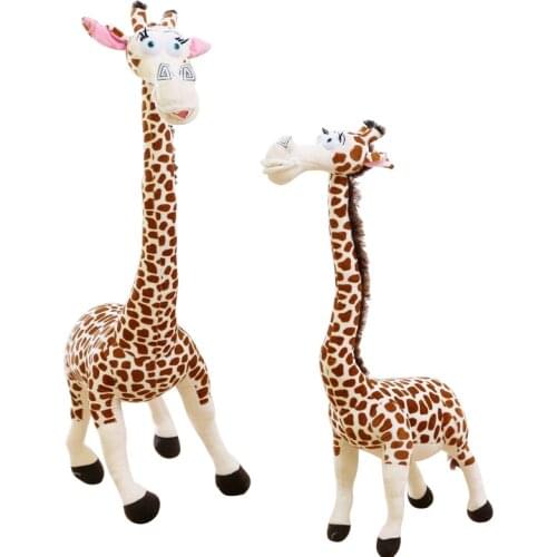Hot Sell 35CM Long Neck Giraffe Stuffed Plush Toy Madagascar 3 Cute Doll for Kids
