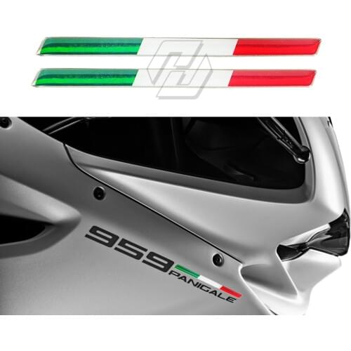 3D Italy Sticker Motorcycle Tank Decals Italia Stickers Case for Aprilia Ducati Monster 959 1199 1299 etc