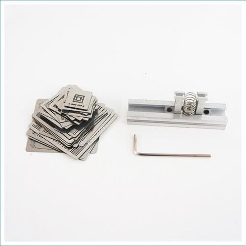 47pcs Game Console Directly Heating Stencils Holder Template Holder PS3/XBOX360/WII BGA Reballing Chips Repair