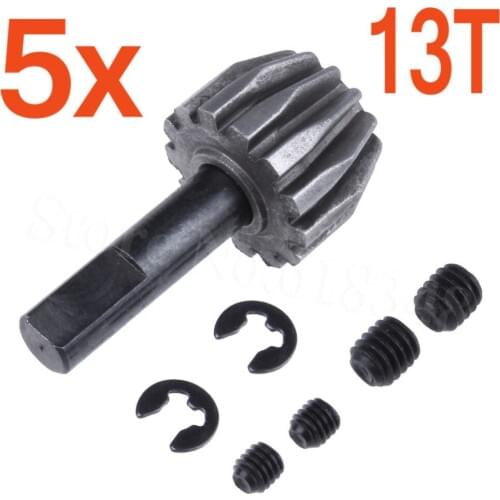 5pcs/lot 13T Drive Gear for RC 1/10th AXIAL Jeep Wrangler AX90056 Replacement