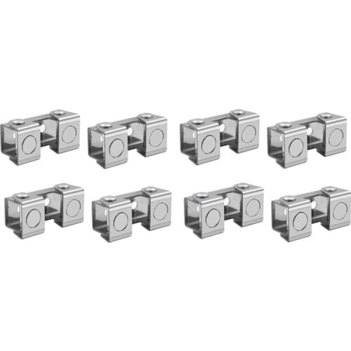 8Pcs V Type Welding Jig Magnetic Welding Clamps Fixture Adjustable For Door Window Tool V Pads Weld Holders Hand Tool