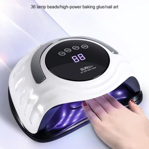 168W UV LED Nail Lamp Manicure Device Quick-drying Phototherapy Lamp Timing Nail Dryer Curing Nail Gel Varnish Nail Art Tool