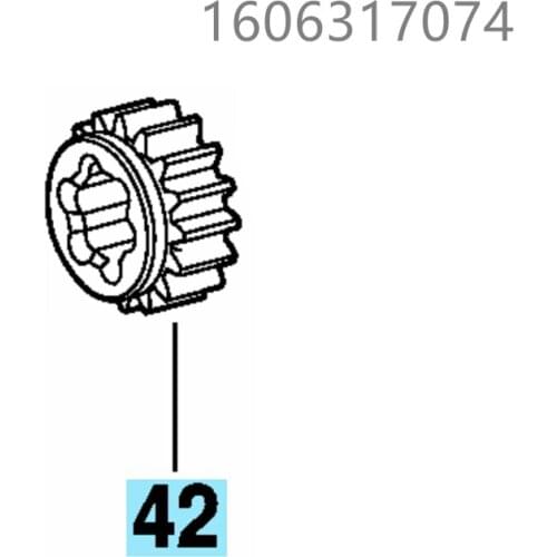 Cylindrical Gear Z=32 For BOSCH GBM23-2 GBM23-2E GBM16-2E D23/13 GBM16-2RE DRM23/13 GRW11E 1606317074 Power Tool Accessories