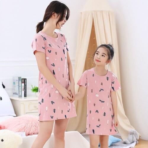 Family Matching Clothes Mother Daughter Dresses Summer Women Dress Baby Girl Mini Cotton Dress Mom Baby Girl Party Clothes
