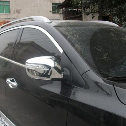 Chrome Side Door Rearview Mirror Cover Trim For Hyundai Tucson ix35 2010 2011 2012 2013 2014