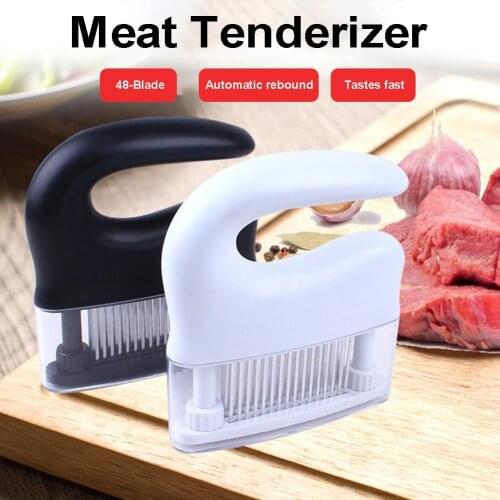 48 Blades Needle Meat Tenderizer Stainless Steel Knife Meat Beaf Steak Mallet Meat Tenderizer Hammer For Kitchen Cooking Tools