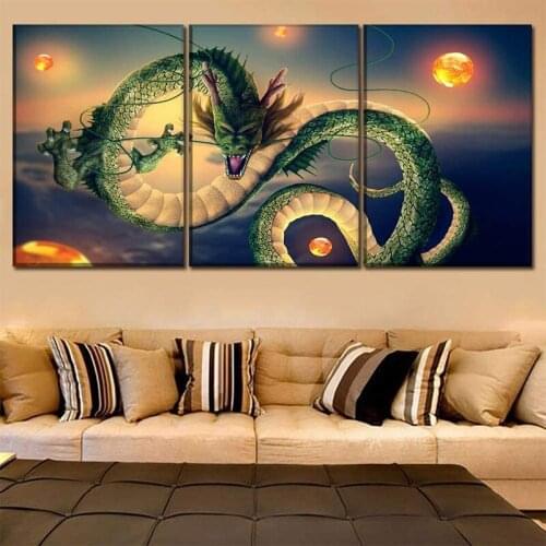 Japanese Anime Canvas Painting Dragon Ball Posters and Prints Printing Mural Pictures Childrens Room Home Wall Decor Cuadros