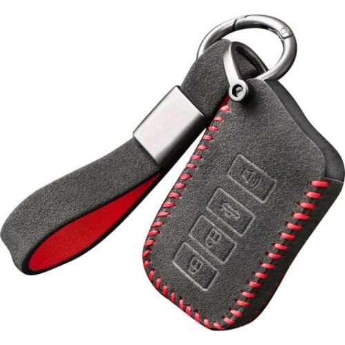 Turn Fur Leather car key case cover bag fob for Lexus NX GS RX IS ES GX LX RC 200 250 350 LS 450H 300H CT200 RX270LX NXIS