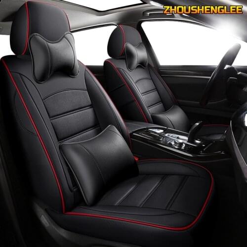 ZHOUSHENGLEE Custom Leather car seat cover For LEXUS RX270 RX350 RX450h RX300 RX330 RX400h RX200 NX200 NX300 NX300h car seats