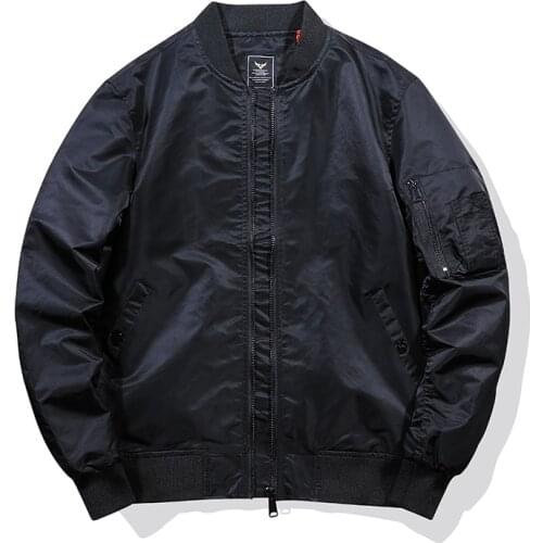 2021 Autumn Military Tactical Jacket Men Army MA-1 Flight Loose Jacket Vintage Baseball Pilot Air Force Waterproof Bomber Jacket