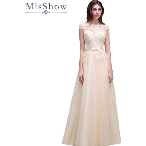 MisShow Long Wedding Dresses