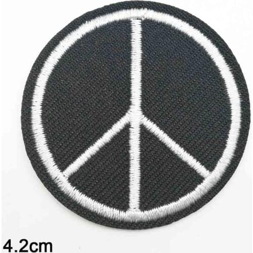Love And Peace Iron on Embroidered Cloth Clothes Patch For Clothing Girls Boys Wholesale