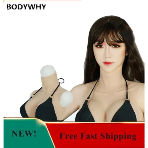 New E Cup Realistic Silicone Breast Forms Crossdress Suit Fake Boobs for Crossdresser Shemale Artificial Cosplay Latex Shapewear