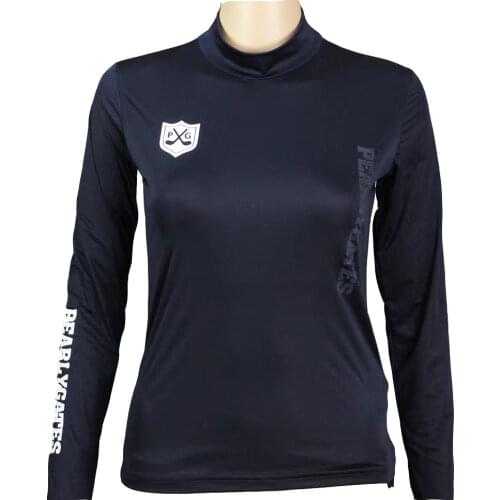 Golf apparel PG summer men and women the same golf shirt ice silk comfortable quick-drying golf long-sleeved high-neck sise 0-7