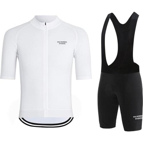 Pns 2021 White Summer Team Mens mtb Bike wear Breathable Mountain Bicycle Clothes Sportwears cycling clothing Kits
