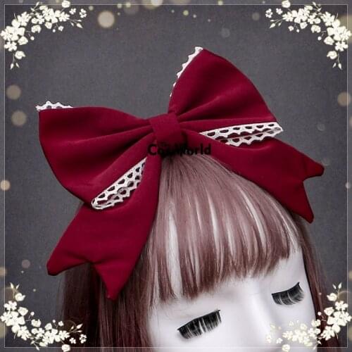 6 Styles Lolita Japanese Sweet Bowknot Maid Cosplay Hair Band Headwear Hairpin Hair Accessories Headband