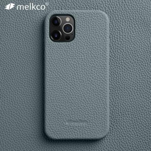Melkco Premium Genuine Leather Case for iPhone 12 Pro Max mini 11 Luxury Business High-end Cowhide Phone Case Back Cover