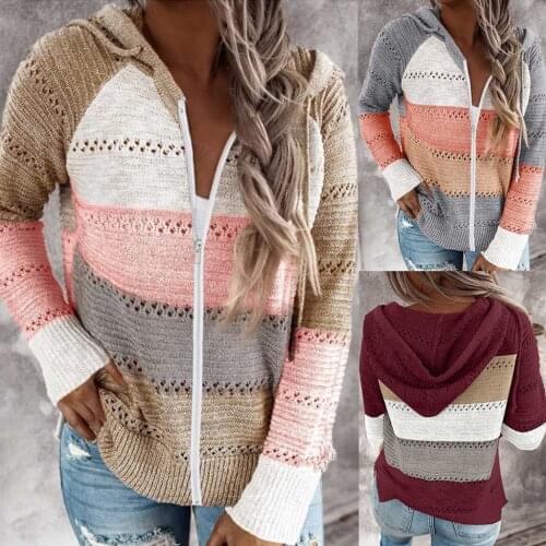 4@ Europe and America sweater ladies solid color hollow V-neck sweaters women Spring Autumn casual streetwear knit sweater