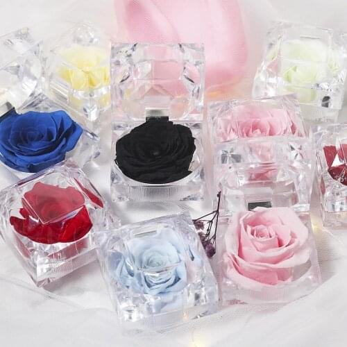 Home Decor Forever Rose For Party Valentines Mothers Day Birthday Christmas Gift Preserved Eternal Rose Dorpshipping