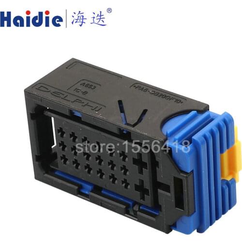 1sets 20pin auto housing electric wiring harness wire cable plug connector 15471157