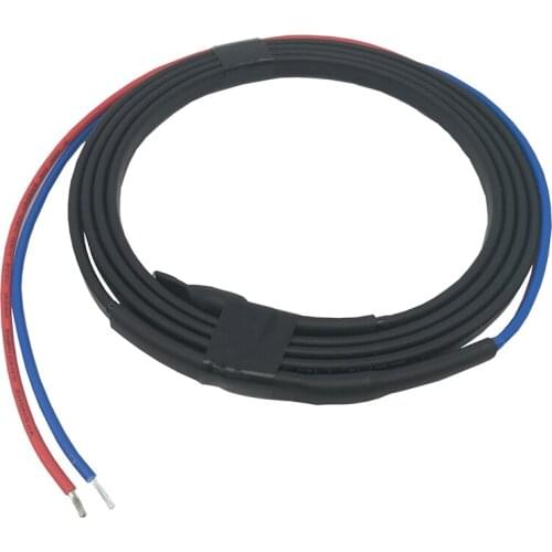 12V Cold wire connected Can Use 15 Meters Self-regulating Heating Cable PE Insulation Low Voltage PTC Heater